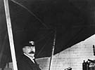 Karl Jatho in his Jatho-Flying-Machine
