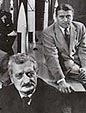 Wernher von Braun and Hermann Oberth Wernher von Braun and Hermann Oberth